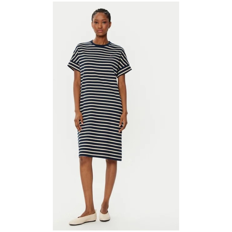 TOMMY HILFIGER Coton interlock short dress